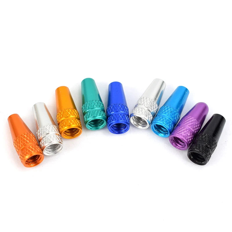 4/8pcs Aluminum Alloy Bicycle Tire Prest Valve Cap MTB Road Bike Covered Protector Road MTB Tyre Dustproof Bike Presta Valve