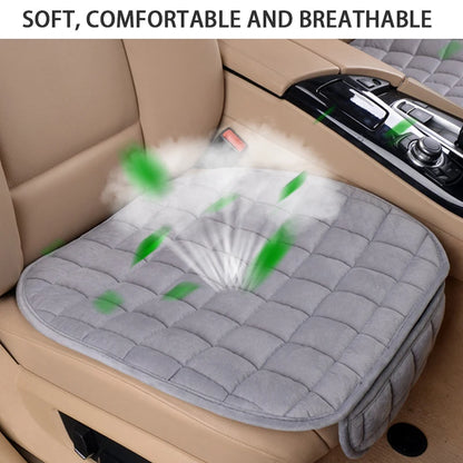 SEAMETAL Winter Plush Car Seat Cover Warm Soft Auto Seat Cushion Anti Slip Chair Protector Pad Universal for Most Car Models