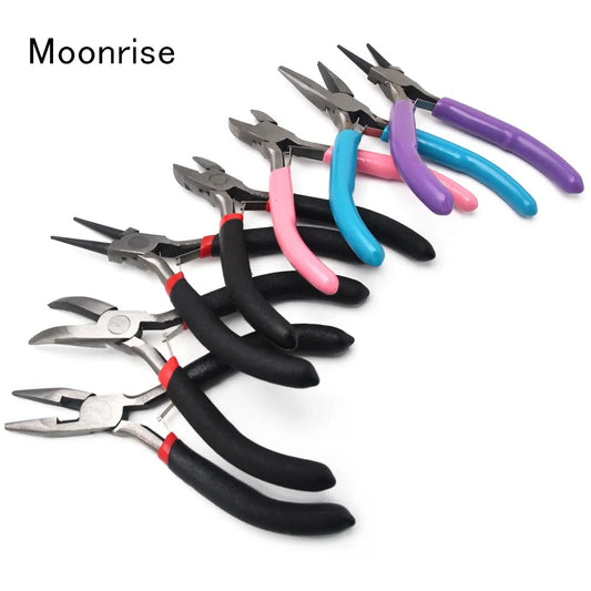 Jewelry Pliers Tools & Equipment Kit Long Needle Round Nose Cutting Wire Pliers For Jewelry Making Handmade Accessories HK043