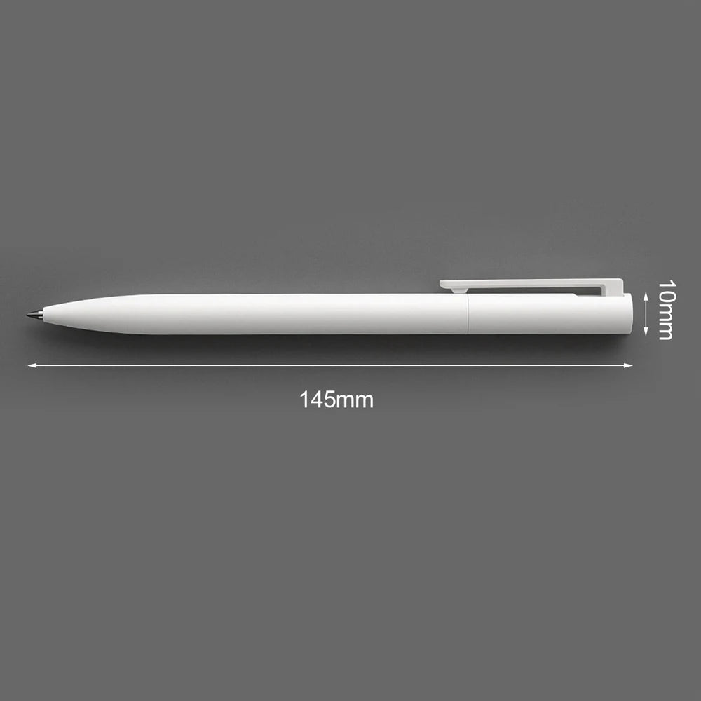 Original Xiaomi Mi Gel Pen 0.5mm Black Refill No Cap Bullet Pen Smooth Switzerland MIKRON Nib Japanese Ink OEM Blue Refills