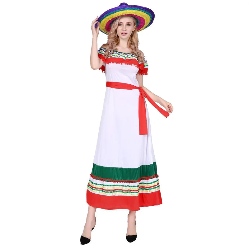 Halloween Performance Props Cosplay Mexico Dress Fashion Show Costumes Holloween Accessories Festival Party Supplies for Adults