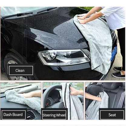 75x35 60x40cm Microfiber Car Wash Towel Fast Drying Auto Cleaning Extra Soft Cloth High Water Absorption For Car Wash Accessorie