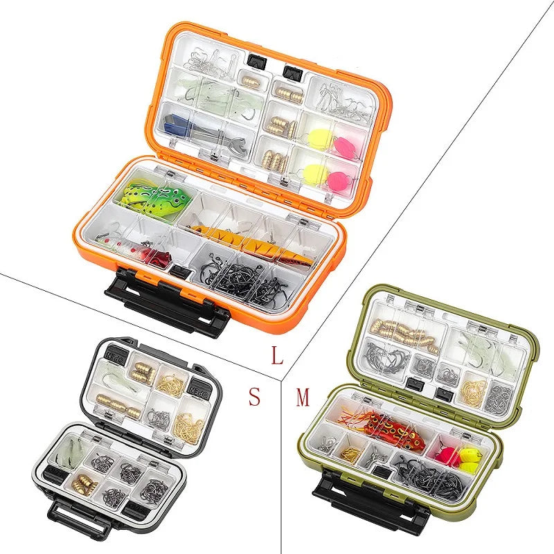 Waterproof Fishing Tackle Box Fishing Accessories Tool Storage Box Fish Hook Lure Fake Bait Boxes For Carp Fishing Goods