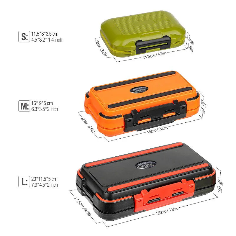 Waterproof Fishing Tackle Box Fishing Accessories Tool Storage Box Fish Hook Lure Fake Bait Boxes For Carp Fishing Goods