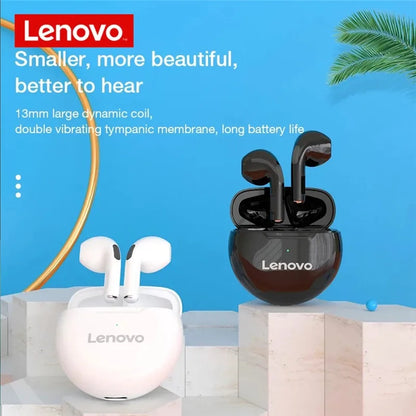 Lenovo HT38 TWS Earphone Wireless Fone Bluetooth Headphones AI Control Mini Headset Dual Mic Noise Reduction HiFi Stereo Earbuds