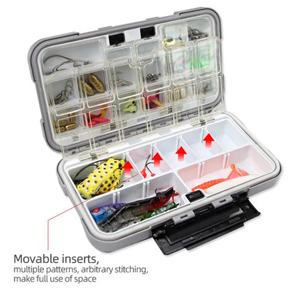 Waterproof Fishing Tackle Box Fishing Accessories Tool Storage Box Fish Hook Lure Fake Bait Boxes For Carp Fishing Goods