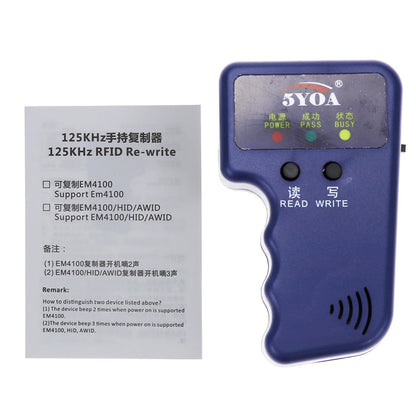 125KHz RFID Programmer Duplicator Copier Writer Reader Writer ID Card Cloner & key