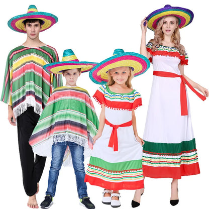 Halloween Performance Props Cosplay Mexico Dress Fashion Show Costumes Holloween Accessories Festival Party Supplies for Adults