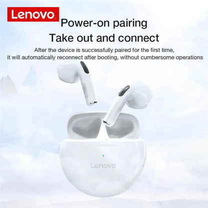 Lenovo HT38 TWS Earphone Wireless Fone Bluetooth Headphones AI Control Mini Headset Dual Mic Noise Reduction HiFi Stereo Earbuds