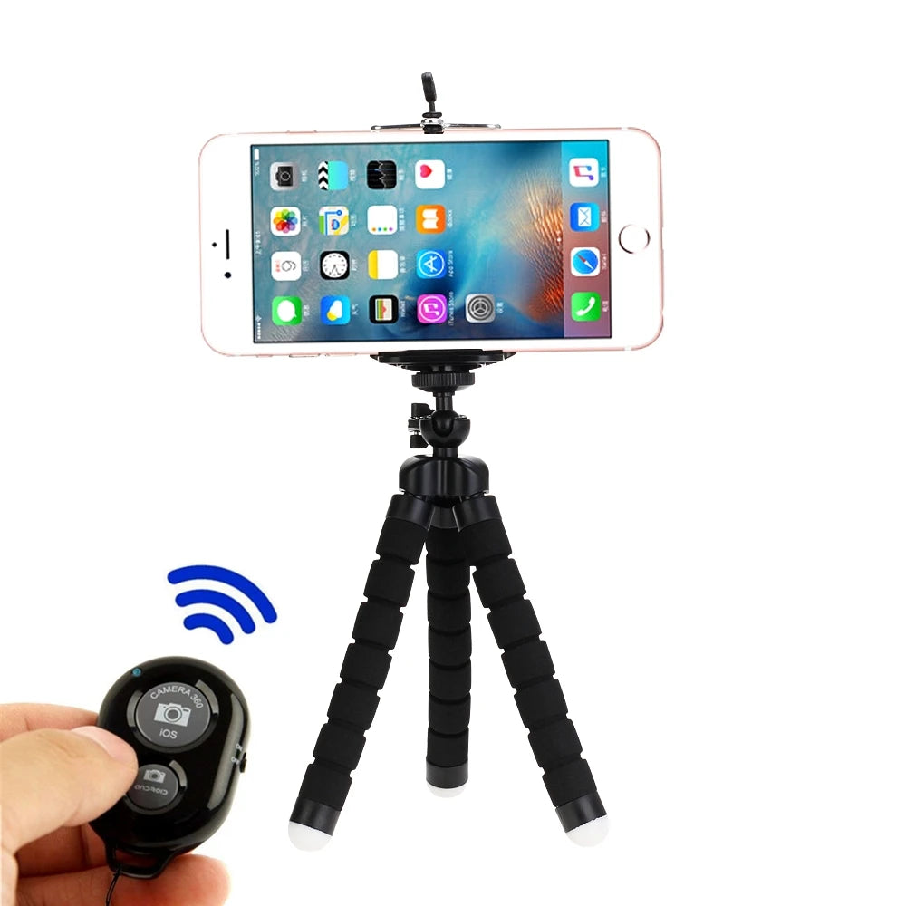 Tripods Tripod For Phone Mobile Camera Holder Clip Smartphone Monopod Tripe Stand Octopus Mini Tripod Stativ For Phone