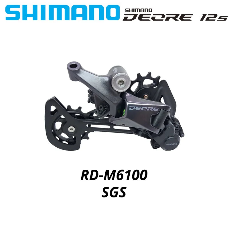 SHIMANO DEORE M6100 12s Groupset SL M6100 SHIFT LEVER RD M6100 SGS REAR DERAILLEUR 12 Speed 12V SHIFTER SWTICH Basic M7100 M8100