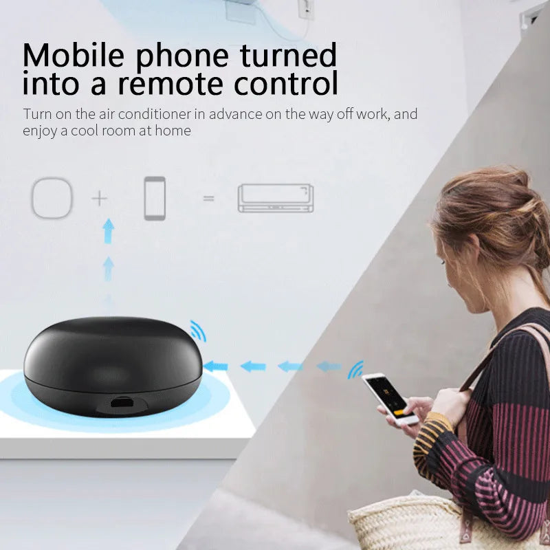 Wifi Smart Universal IR Remote Control DIY Infrared Remote Control for TV Air Conditioner Via Alexa Google Home Tuya Smart Life