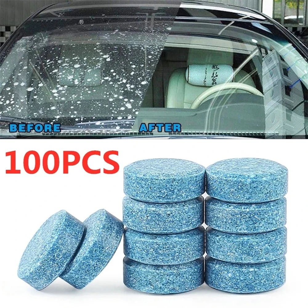 2023 New Car Windshield Cleaner Car Effervescent Tablet Glass Water Solid Cleaner Universal Automobile Accessories Spray Cleaner