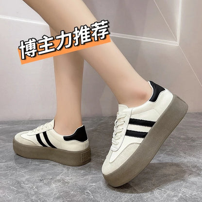 Ladies Spring Autumn New Fashion Casual Shoes Outdoor Lace Up Sneakers for Women Female Comfortable Versatile Sport Shoes