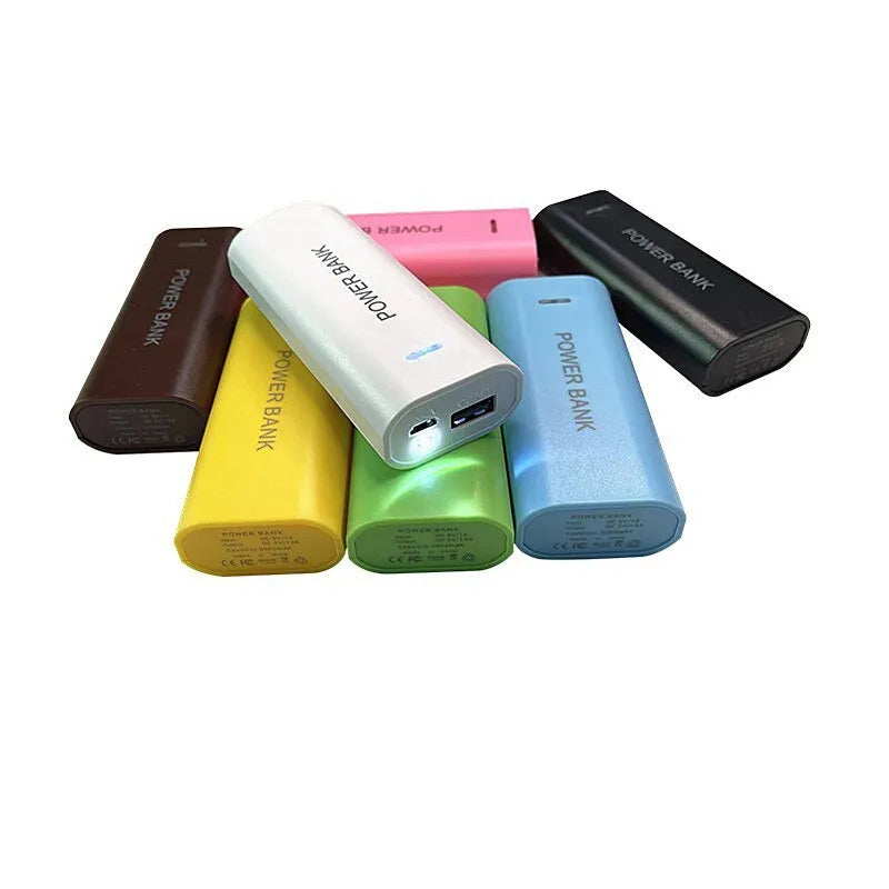 5V 5600mAh 2X 18650 USB Power Bank Battery Charger Case DIY Box For Phone Electronic Charging Facilitate Not Including Batteries