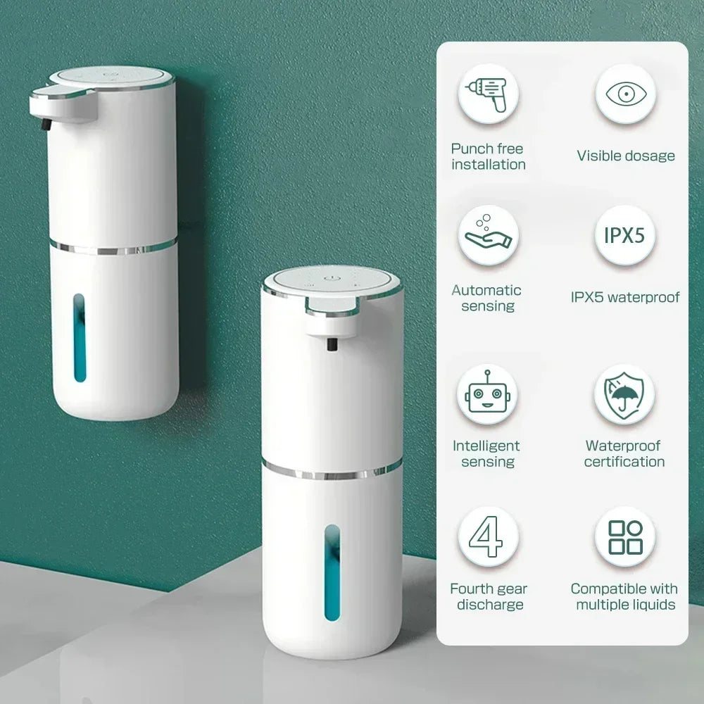 Original Xiaomi 380ML Automatic Foam Soap P11 Dispenser Bathroom Smart Washing Hand Machine With USB Charging White ABS Material