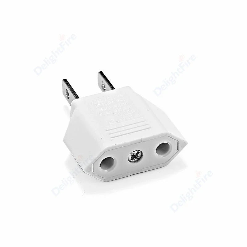 US Electrical Plug Adapter European EU To US America China CN Canada CA Travel Adapter 2Pin Plug Type A Converter Power Adaptor