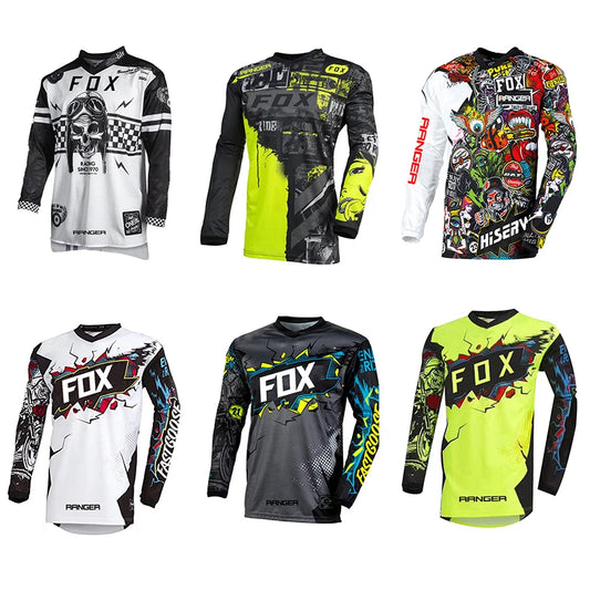 motorcycle mountain bike team downhill jersey MTB Offroad DH MX bicycle locomotive shirt cross country mountain bike RANGERFox