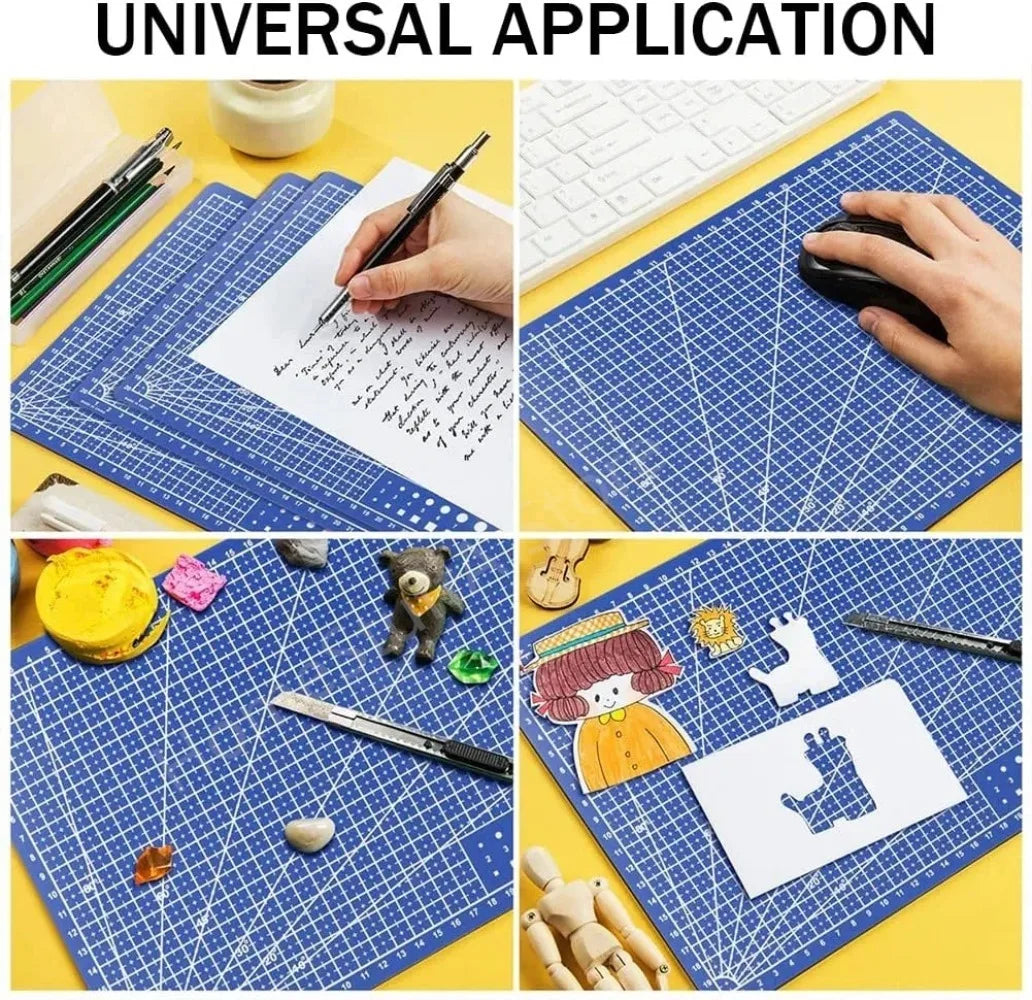 A3 PVC Cutting Mat Single Side Patchwork Cut Pad for Workbench Patchwork Sewing Manual DIY Knife Engraving Leather Cutting Board