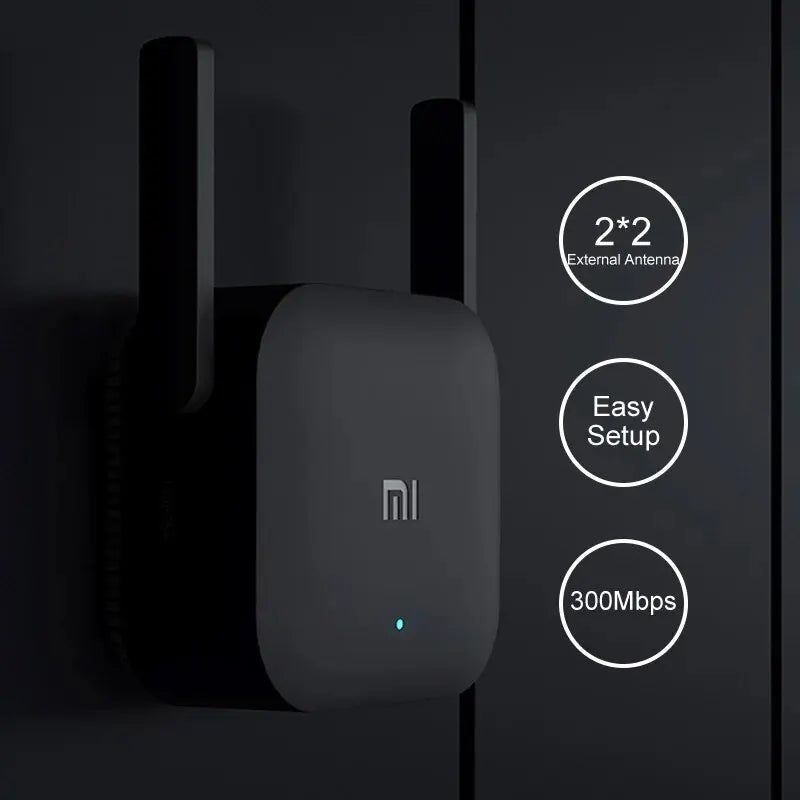 New Original Xiaomi Wifi Amplifier Pro 300M 2.4G Repeater Network Expander Range Extender Roteader Mi Wireless Wi-Fi Router