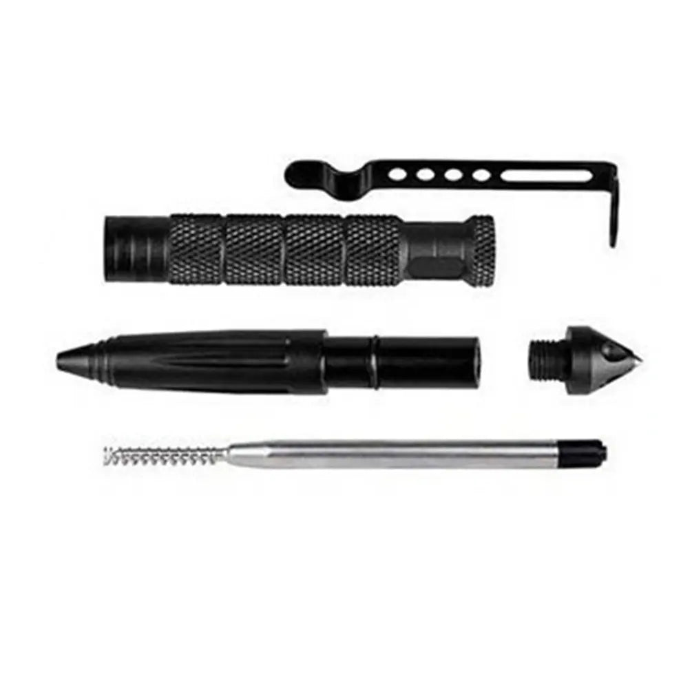 High Quality Metal Military Tactical Pen School Student Office Ballpoint Pens Emergency Glass Breaker Self Defense EDC Supplies