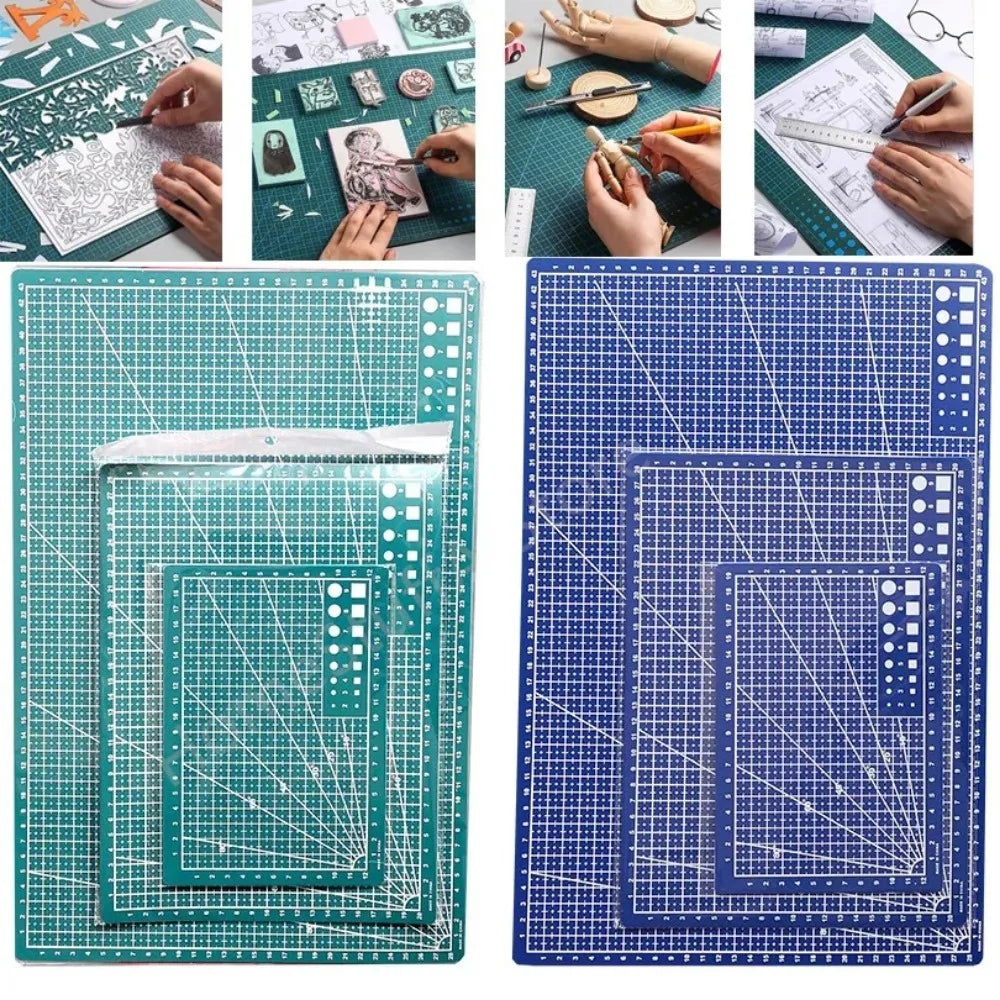 A3 PVC Cutting Mat Single Side Patchwork Cut Pad for Workbench Patchwork Sewing Manual DIY Knife Engraving Leather Cutting Board