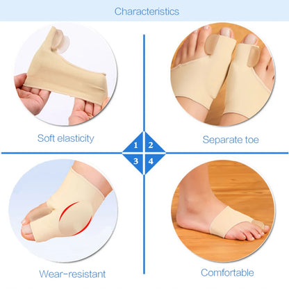 Toe Separator Hallux Valgus Bunion Corrector Orthotics Feet Bone Thumb Adjuster Correction Pedicure Sock Straightener