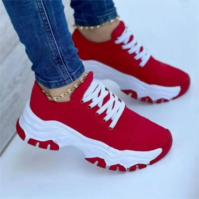 Sneakers Women Shoes 2023 New Pattern Canvas Shoe Casual Women Sport Shoes Flat Lace-Up Adult Zapatillas Mujer Chaussure Femme