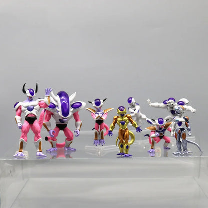 Random one pc Dragon Ball Z Frieza PVC Action Figure Collection Model Toys 8-12cm