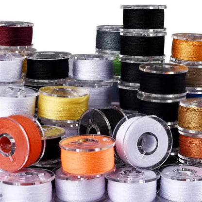 25/20 Colors Set Bobbin Thread Polyester Thread Spools Sewing Machine Bobbins With Storage Box For Embroidery Sewing Accessories