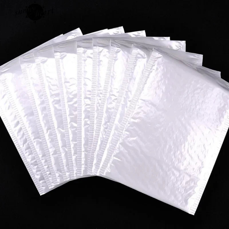 10-50Pcs Bubble Envelopes White Foam Shipping Bags Poly Bubble Mailers Pad Self Seal Packing Bags 11cm 15cm 23cm Wholesale