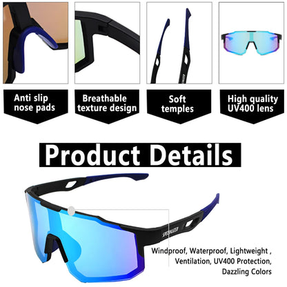 SPECIAUZED UV400 Sport Cycling Glasses Road Sunglasses Bicycle Eyewear Mountain Bike MTB Cycl Goggles running glasses