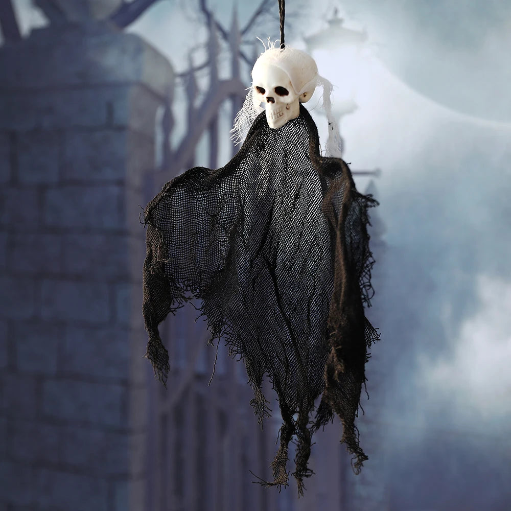 Horrifying Halloween Skeleton Ornaments Outdoor Ghost Haunted House Escape Hanging Pendants Holloween Party Decrorations Props