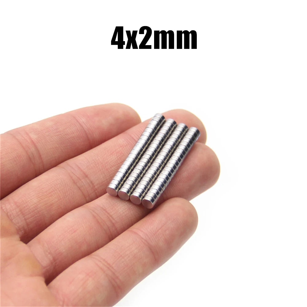 Round Neodymium Magnet 2x2,3x2,3x3,4x2,5x2,6x2,6x3,8x1,8x2,10x2 N35 Permanent NdFeB Super Strong Powerful Magnetic imane Disc