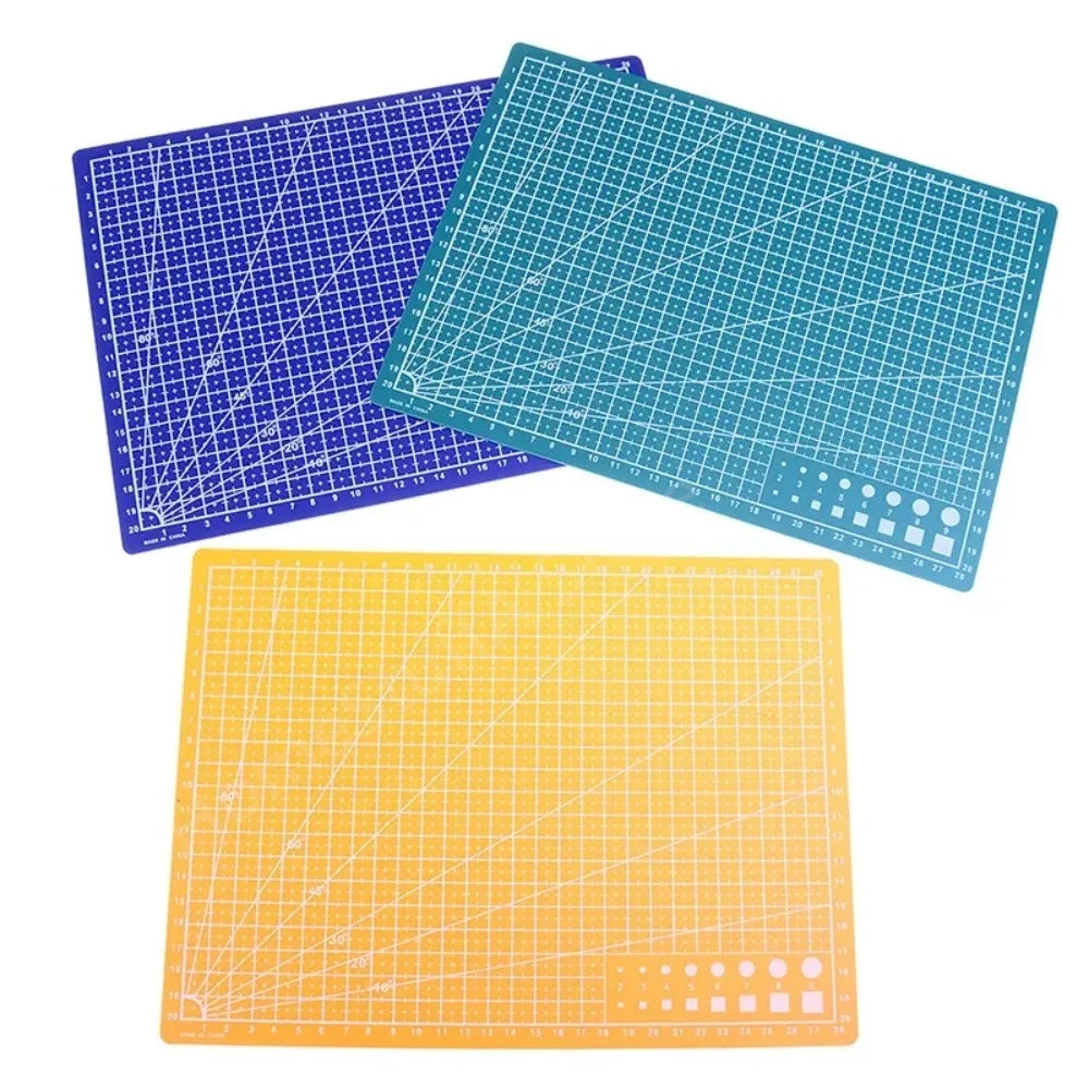 A3 PVC Cutting Mat Single Side Patchwork Cut Pad for Workbench Patchwork Sewing Manual DIY Knife Engraving Leather Cutting Board