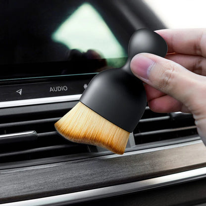 Car Air Vent Cleaning Soft Brush with Casing Car Interior Cleaning Tool Artificial Car Brush Car Crevice Dusting Car Detailing