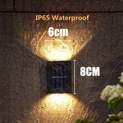 1~8PCs Wall Solar Light Waterproof Garden Solar LED Light for Outdoor Lighting Street Lamp Home Balcony Porch Yard Decoration