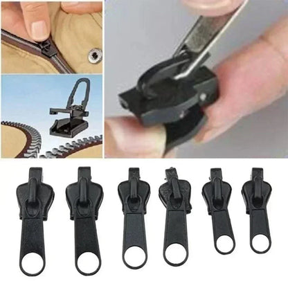 24/12/6Pcs New Instant Zipper Universal Instant Fix Zipper Repair Kit Replacement Zip Slider Teeth Rescue New Design for DIY Sew