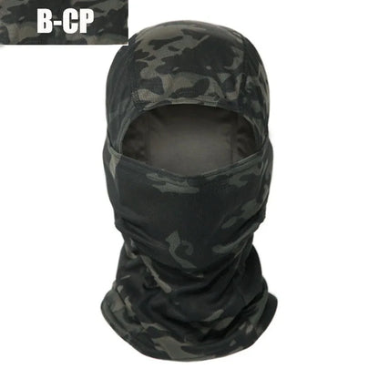 Multicam Tactical Balaclava Full Face Mask Shield Cover Cycling Airsoft Hunting Hat Camouflage Balaclava Scarf