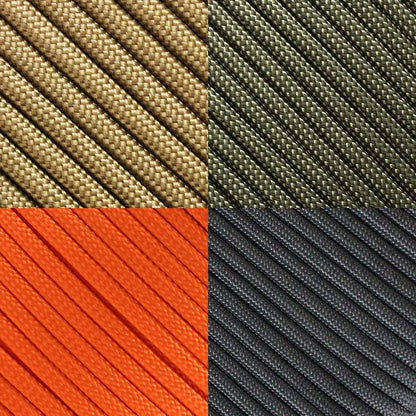 7-Cores 550 Paracord Rope 5 15 30 M Dia.4mm For Outdoor Camping Survival Lanyard Parachute Cord Hiking Tent Accessories