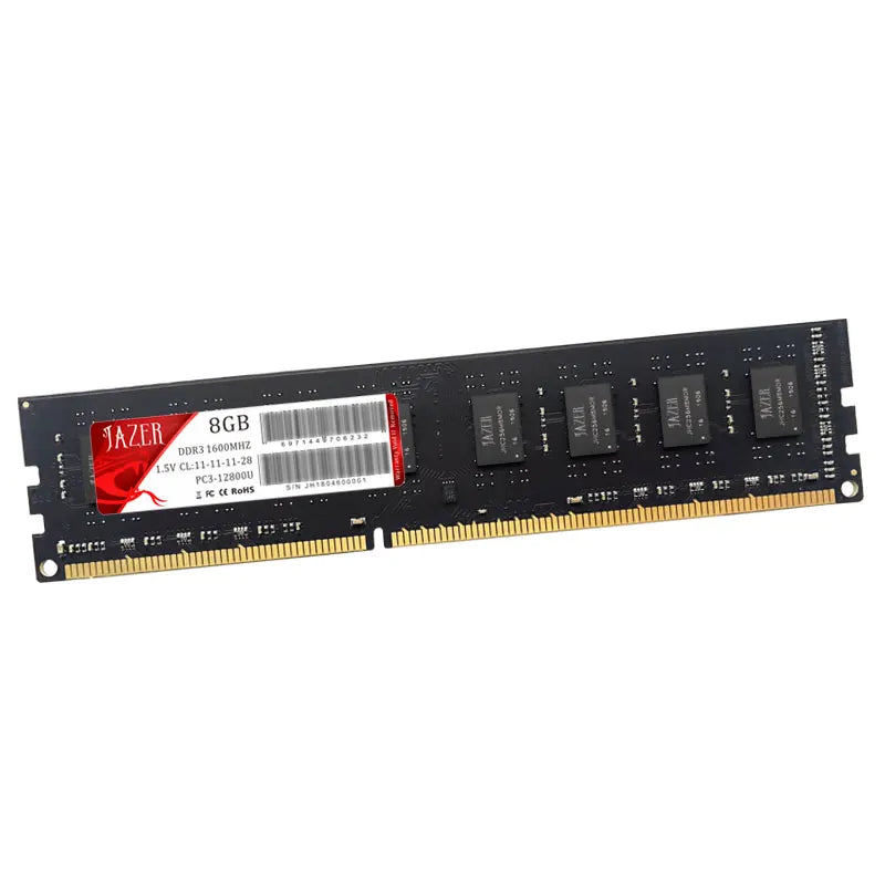 JAZER Memoria Rams DDR3 1600MHz New Dimm Desktop Memory Compatible AMD And Intel