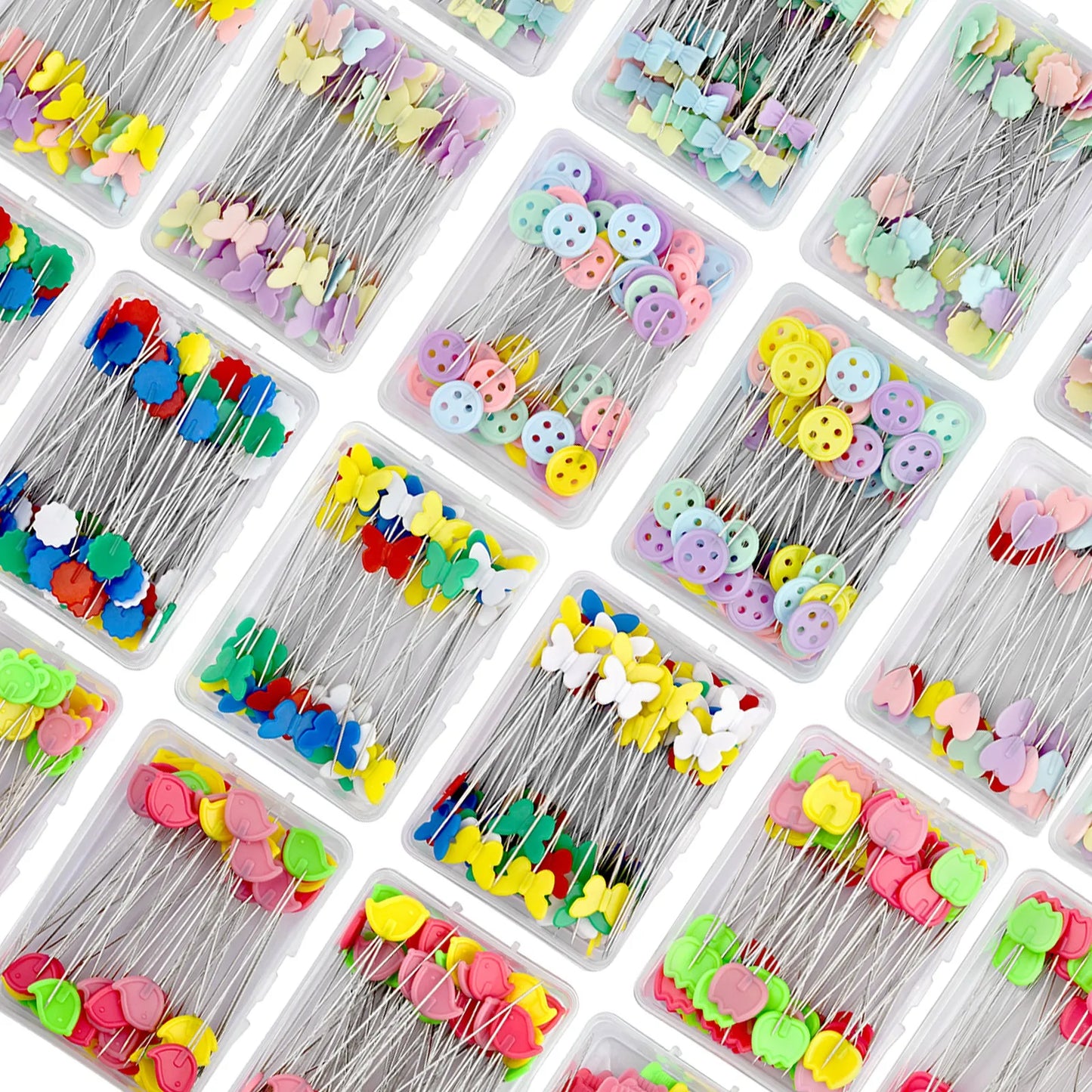 New Dressmaking Pins Embroidery Patchwork Tools Fixed Pin Button Pin Patchwork Pin For Sewing Positioning And DIY 50pcs/100pcs