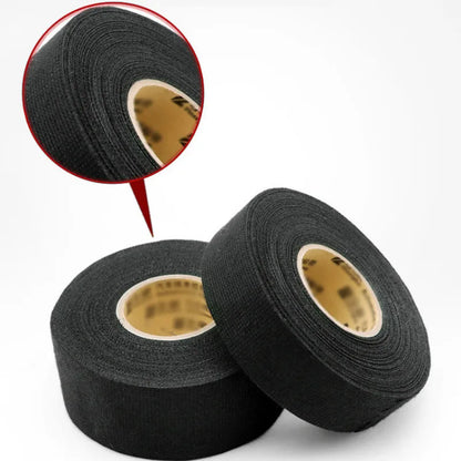 15 Meter Heat-resistant Flame Retardant Tape Adhesive Cloth Tape For Car Cable Harness Wiring Loom Protection  Width 9/19/25MM