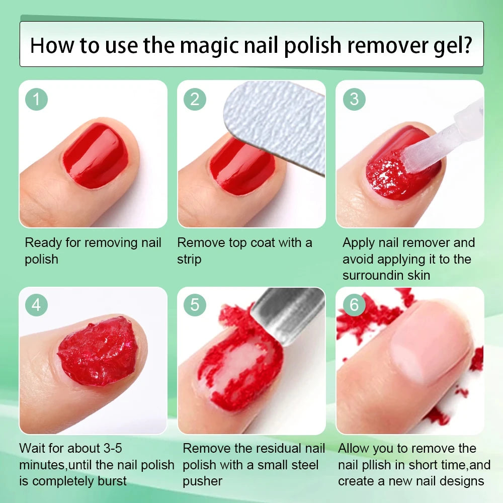 MAFANAILS 15ml Magic Remover Nail Gel Polish Remover UV Gel Polish Fast Remove Semi Permanent Varnish Polish Cancel Glue 15&ml