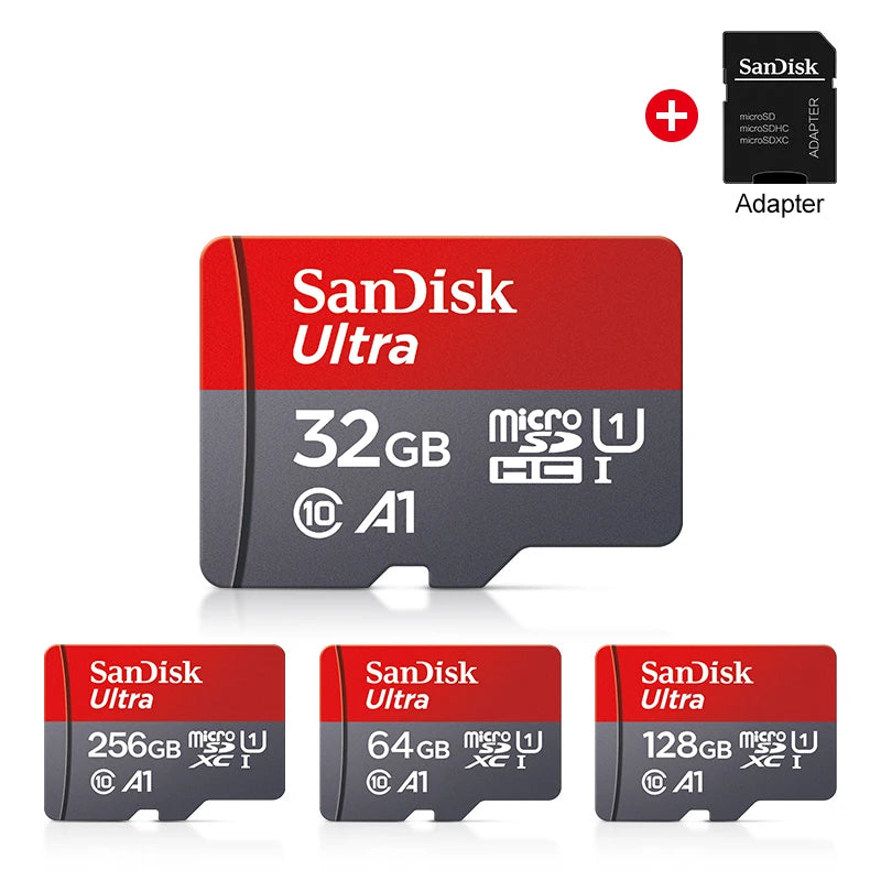 Original Micro SD Card 512GB 256GB 128GB 64GB A1 C10 TF card usb flash 32GB memory card 100mb/s microsd for SD adapter