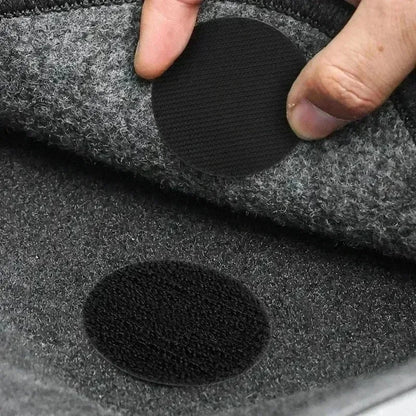 100/2pcs Carpet Fixing Stickers Double Faced High Adhesive Car Carpet Fixed Patches Home Floor Foot Mats Anti Skid Grip Tapes