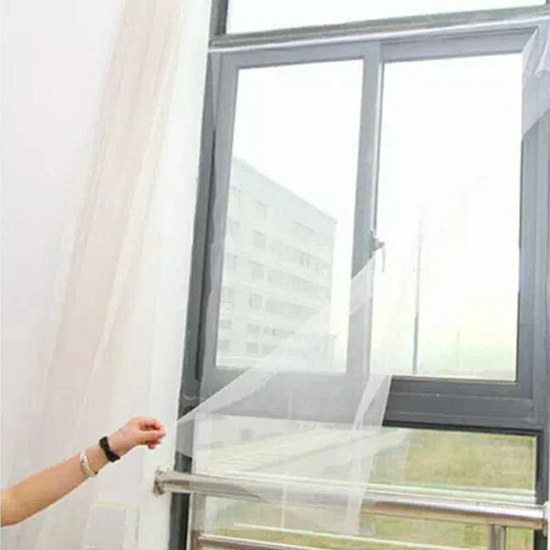 DIY Self-Adhesive Indoor Insect Fly Mosquito Window Screen Curtain Mosquito Netting Door Anti Mosquito Net Window Mesh Bug Net