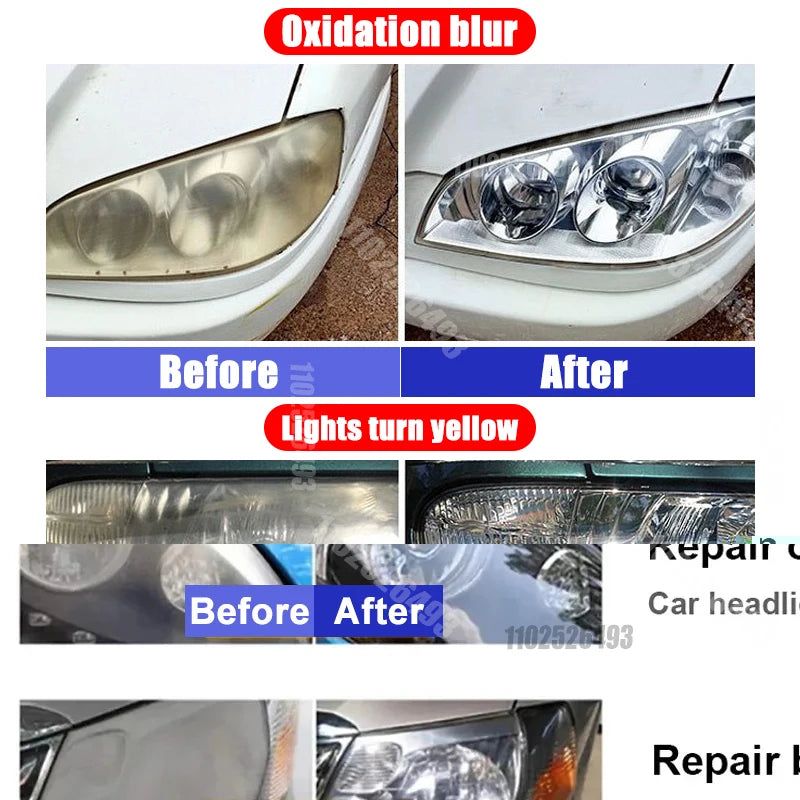 Car Headlight Repair Liquid Universal Heat Resistant Long Lasting Protective Repair Renovation Repair Agent Polishing Scratc New