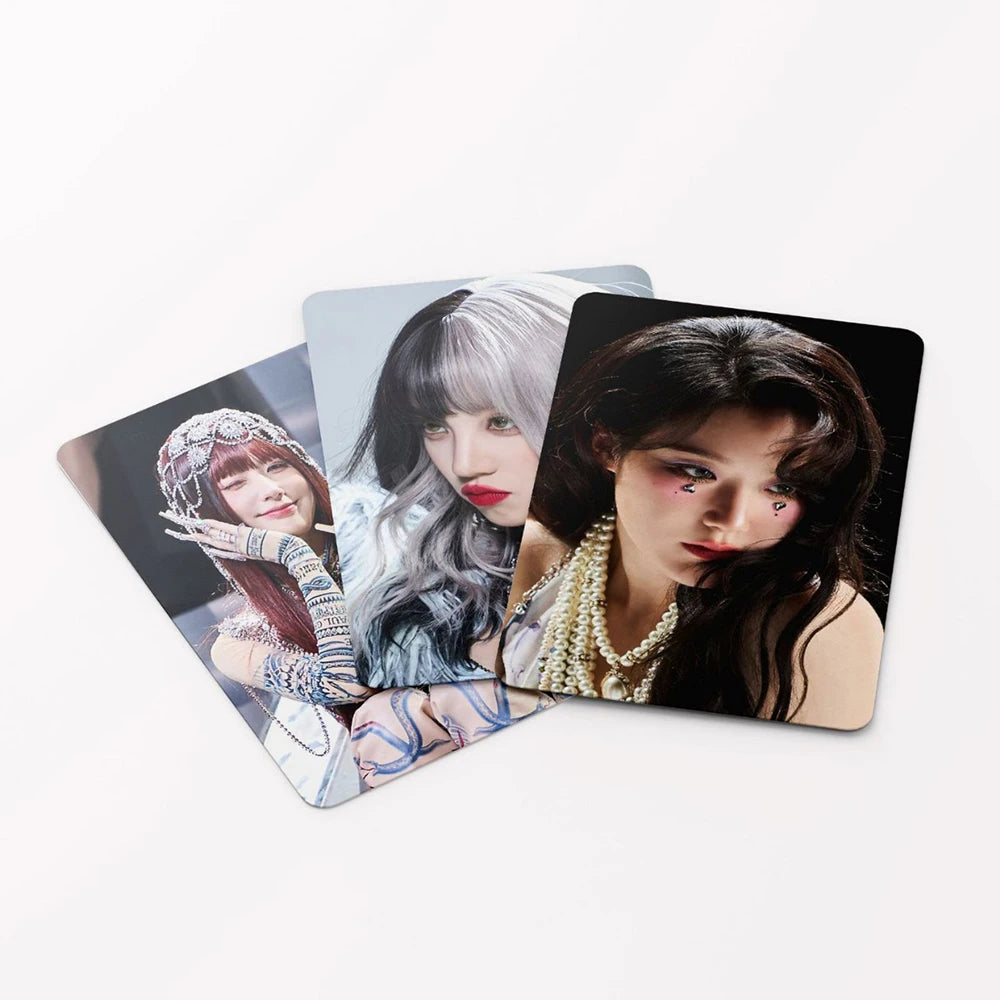 55pcs/set Kpop GIDLE ILOVE INEVER DIE Album Lomo Cards (G)I-DLE Girls I Burn Photo Card Minnie Postcard Fans Gift