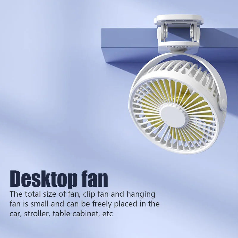 Portable Mini Hand Clip Fan USB Charging Quiet Desktop Electric Fan High Quality Student Dormitory Small Cooling Ventilador Fans